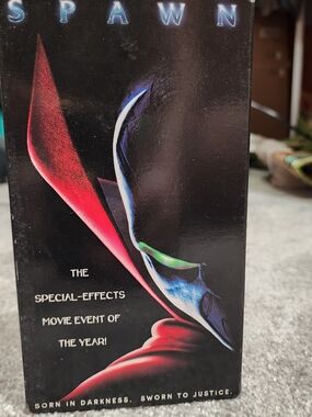 New Line Home  Spawn VHS Sci-Fi  Mark Dippé Leguizamo Sheen special shiny eye